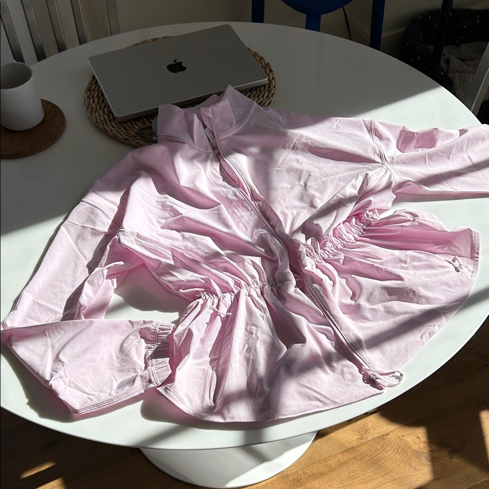 Lululemon UV-Protective Cinch-Waist Running Jacket Color - Pink Organza - Picture 2 of 9
